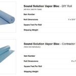 Sound Solution Vapor Bloc Acoustical Underlayment